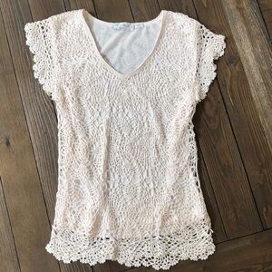 Gorgeous M. Nicole crochet evening top